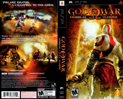 God of War Chains of Olympus [UCUS 98653] PSP Box Art