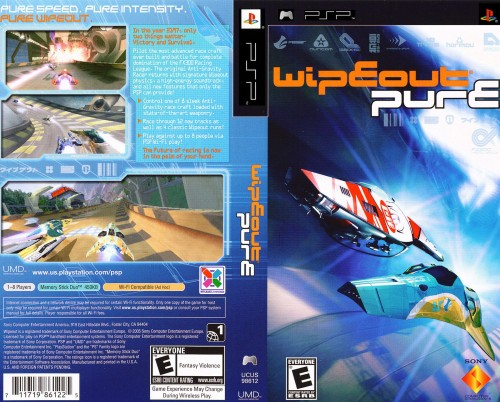 Wipeout Pure [UCUS 98612] PSP Box Art