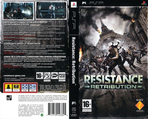 Resistance Retribution PSP UCES 01184 PAL