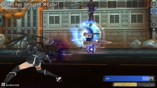 Black Rock Shooter The Game Walkthrough Gameplay Part 1 No Commentary PSP 27 4 screenshot