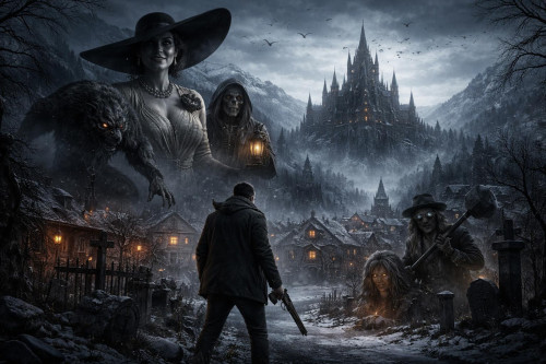 Resident Evil Village Создание визуального ряда, без текста